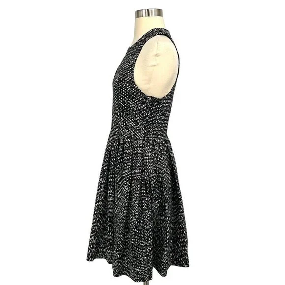 Cinq a Sept Pandora Cocktail Dress Size 6 Sleeveless Black Cutouts Pockets - Picture 7 of 15